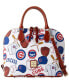 Women's White Chicago Cubs Game Day Zip Satchel