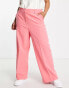 Фото #4 товара New Look Curve co-ord tailored trouser in pink