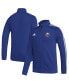 Men's Royal New York Islanders Raglan Full-Zip Track Jacket