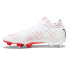 Puma Future Ultimate Mxsg Soccer Cleats Mens Red, White Sneakers Athletic Shoes