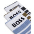 Фото #5 товара BOSS Qs Rib Stripe Cc socks 3 pairs