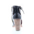 Фото #7 товара Bed Stu Angelique F399023 Womens Gray Leather Slip On Heeled Sandals Shoes