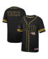 Фото #1 товара Men's Black LSU Tigers Free Spirited Mesh Button-Up Baseball Jersey