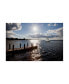 Фото #1 товара Monte Nagler Sunrise at Crooked Lake Canvas Art - 37" x 49"