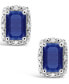 Фото #3 товара Серьги Macys Sapphire Stud