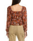 Фото #2 товара Lost + Wander Terracotta Bloom Top Women's