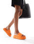 Public Desire Mylo flatform slider in orange Оранжевый, 37 - фото #1