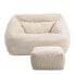 Sitzsack Sessel COZY inkl. Hocker