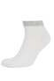 Erkek 3lü Pamuklu Patik Çorap T7196azns