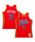 Фото #1 товара Men's Allen Iverson Red Philadelphia 76ers 2004/05 Hardwood Classics Swingman Jersey