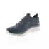 Фото #7 товара Skechers Go Walk Hyper Burst 216083 Mens Gray Lifestyle Sneakers Shoes