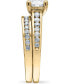 ფოტო #5 პროდუქტის Diamond (1-1/2 ct. t.w.) Channel-Set Bridal Set in 14K White, Yellow or Rose Gold