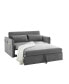 Фото #9 товара Pull-Out Sofa Sleeper, 3-In-1 Adjustable Sleeper With Pull-Out Bed, 2 Lumbar Pillows And Side