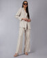 ფოტო #8 პროდუქტის Women's Striped Wide-Leg Pants