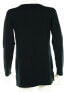 Фото #4 товара CABLE & GAUGE Womens Black Knit Long Sleeve Tunic Sweater Size Small 133026