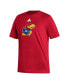 Men's Red Kansas Jayhawks Logo Fresh T-shirt