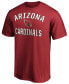 Фото #2 товара Men's Cardinal Arizona Cardinals Victory Arch T-shirt