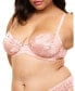 ფოტო #3 პროდუქტის Plus Size Chelsi Unlined Demi Bra