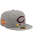 Фото #1 товара Men's Gray Chicago Bears Color Pack 59FIFTY Fitted Hat