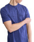 Men's Regular-Fit Embossed Monogram Logo Graphic T-Shirt