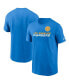 Фото #2 товара Men's Powder Blue Los Angeles Chargers Hometown Collection Bolts T-shirt