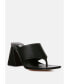 Фото #2 товара muse me triangular block heel thong sandals