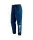 Men's Deep Sea Blue Seattle Kraken Chop Block Fleece Sweatpants