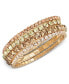 ფოტო #1 პროდუქტის Gold-Tone 4-Pc. Set Color Crystal Stretch Bracelets, Created for Macy's