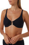 Фото #1 товара Melissa Odabash Bel Air Underwire Bikini Top, Size 8 in Black Ribbed