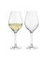 Holmegaard Cabernet Lines 12.2 oz White Wine Glasses, Set of 2