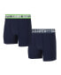 Фото #1 товара Men's Seattle Seahawks Gauge Knit Boxer Brief Two-Pack