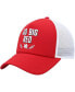 ფოტო #1 პროდუქტის Men's Scarlet Nebraska Huskers Phrase Foam Front Trucker Adjustable Hat