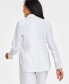 ფოტო #2 პროდუქტის Petite Linen-Blend Double-Breasted Blazer, Created for Macy's