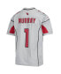 Фото #4 товара Футболка для малышей Nike Big Boys Kyler Murray Silver Arizona Cardinals Inverted Team Game Jersey