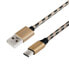 Фото #8 товара LogiLink CU0133 - 1 m - USB A - USB C - USB 2.0 - 480 Mbit/s - Copper - Black