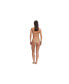 Фото #2 товара Women's Textured Triangle bikini bra swim top