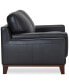 Фото #3 товара Jeddo 70" Leather Loveseat, Created for Macy's