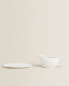 Plain bone china gravy boat