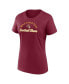 ფოტო #2 პროდუქტის Women's Burgundy Washington Commanders Primary Component T-shirt