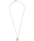Фото #3 товара Wrapped diamond Capricorn Constellation 18" Pendant Necklace (1/20 ct. tw) in 10k Yellow Gold, Created for Macy's
