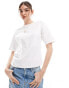 Vero Moda Aware fitted t-shirt with wide sleeves in white