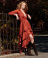 ფოტო #6 პროდუქტის Women's Bei Smocked-Waist Tiered High-Low Dress