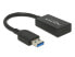 Фото #2 товара Delock 65698 - 0.15 m - USB A - USB C - USB 3.2 Gen 2 (3.1 Gen 2) - Male/Female - Black