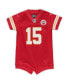Infant Girls and Boys Patrick Mahomes Red Kansas City Chiefs Romper Jersey