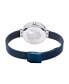 ფოტო #3 პროდუქტის Women's Solar Powered Blue Stainless Steel Mesh Bracelet Watch 31mm
