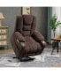 Фото #3 товара Large Power Lift Recliner Chair With Massage And Heat For Elderly, Overstuffed Wide Recliners, Heavy Duty Motion Mechanism With USB And Type C Ports, 2 Steel Cup Holders