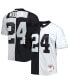 ფოტო #1 პროდუქტის Men's Charles Woodson Black and Silver Las Vegas Raiders 1998 Split Legacy Replica Jersey