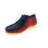 Фото #7 товара Clarks Wallabee 26168641 Mens Blue Canvas Oxfords & Lace Ups Casual Shoes