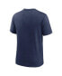 ფოტო #4 პროდუქტის Men's Heather Navy Chicago Cubs 2022 Field of Dreams Lockup Tri-Blend T-shirt