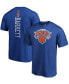 Фото #1 товара Fanatics Branded Men's New York Knicks Playmaker Name & Number T-Shirt - R.J. Barrett